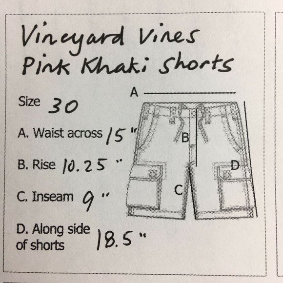 Vineyard Vines Mens Shorts 30 Pink Club Short Flat Front Summer Preppy Style - Picture 6 of 6